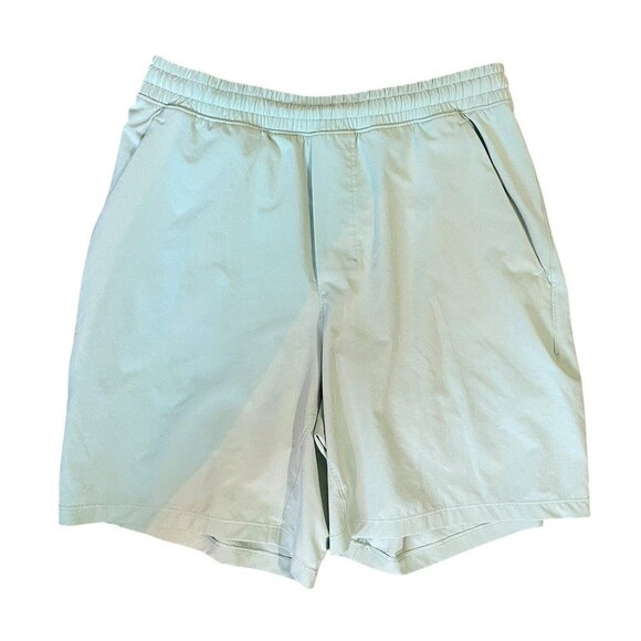 Lululemon Men's Pace Breaker 7 Lined Green Size Small Athleisure Shorts Stretch‎ - Picture 1 of 10